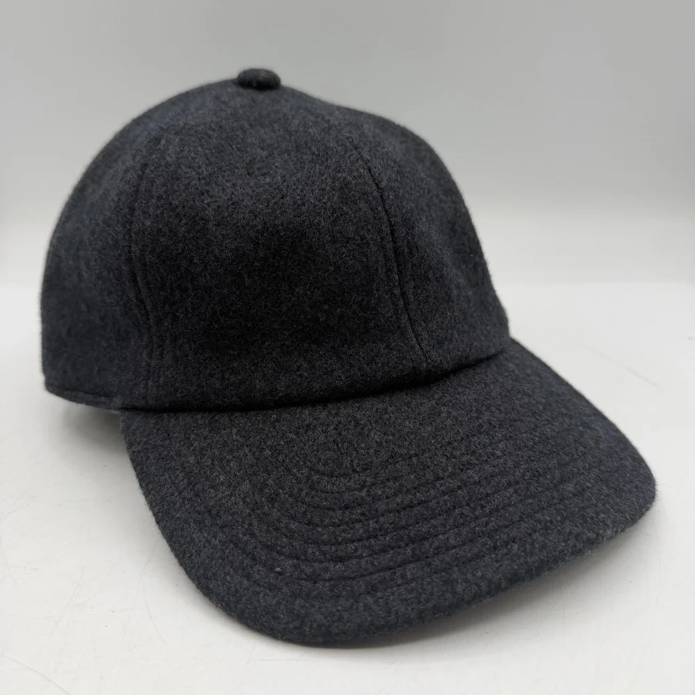 Allbirds The Cap Hat‎ Strapback Adjustable Natural Black Wool Blend Unisex OSFM